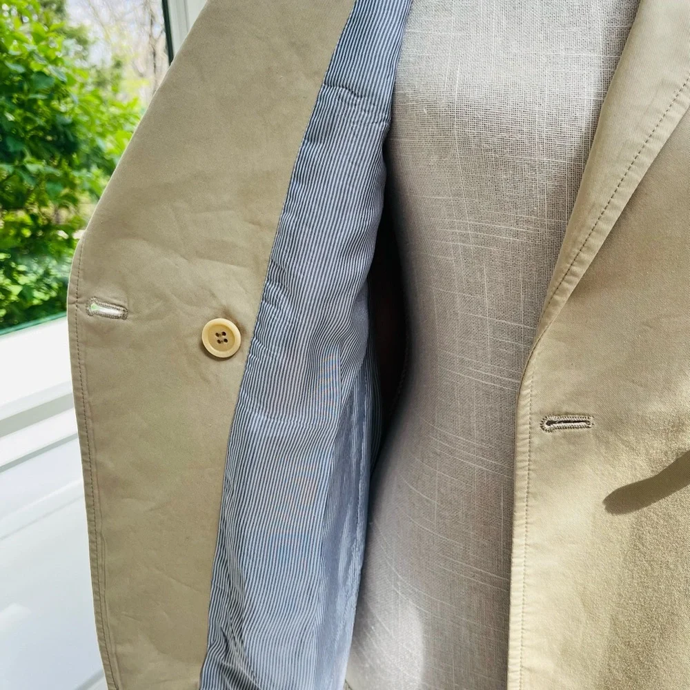 Boy. By Band of Outsiders double breasted khaki jacket - Picture 4 of 6